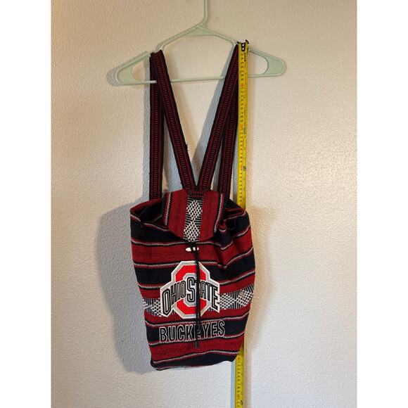 Ohio State Buckeyes Woven Backpack – Drawstring Closure, - Picture 4 of 6